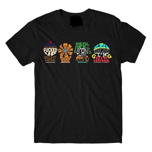 South Park T-Shirt PARKSIDE TYPOGRAPHY Unisex T-Shirt Gift For Fan - Picture 1 of 4